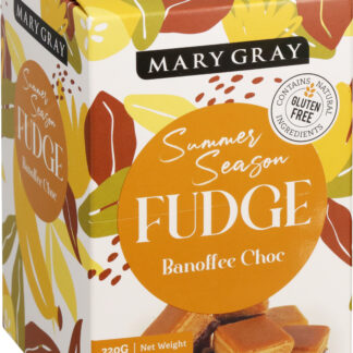 Mary Gray Summer Season Choc Banoffee Fudge 220gm Gift Box